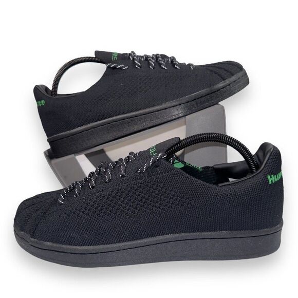 Adidas Pharrell x Superstar Primeknit 'Black' GX0195 Men's 9 - Picture 1 of 12